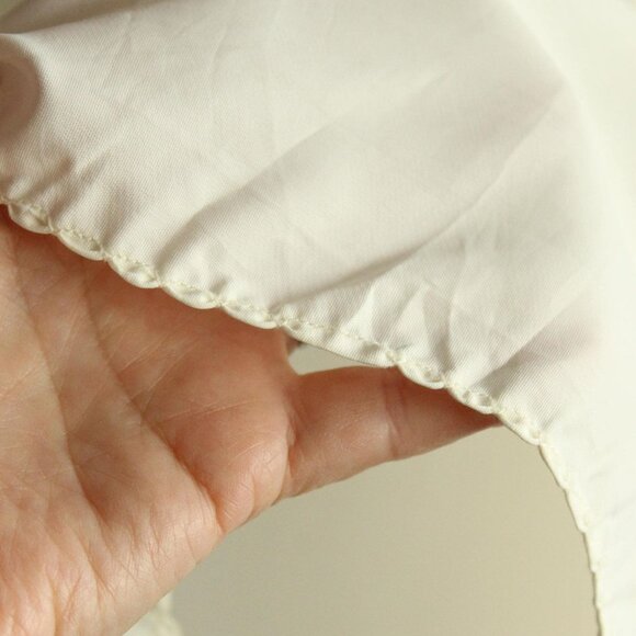 Vintage 1950s 1960s Baby Dress, White Christening Baptism Infant Slip - Picture 8 of 13